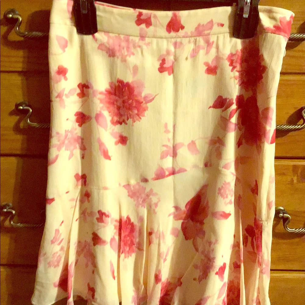 Banana republic floral skirt